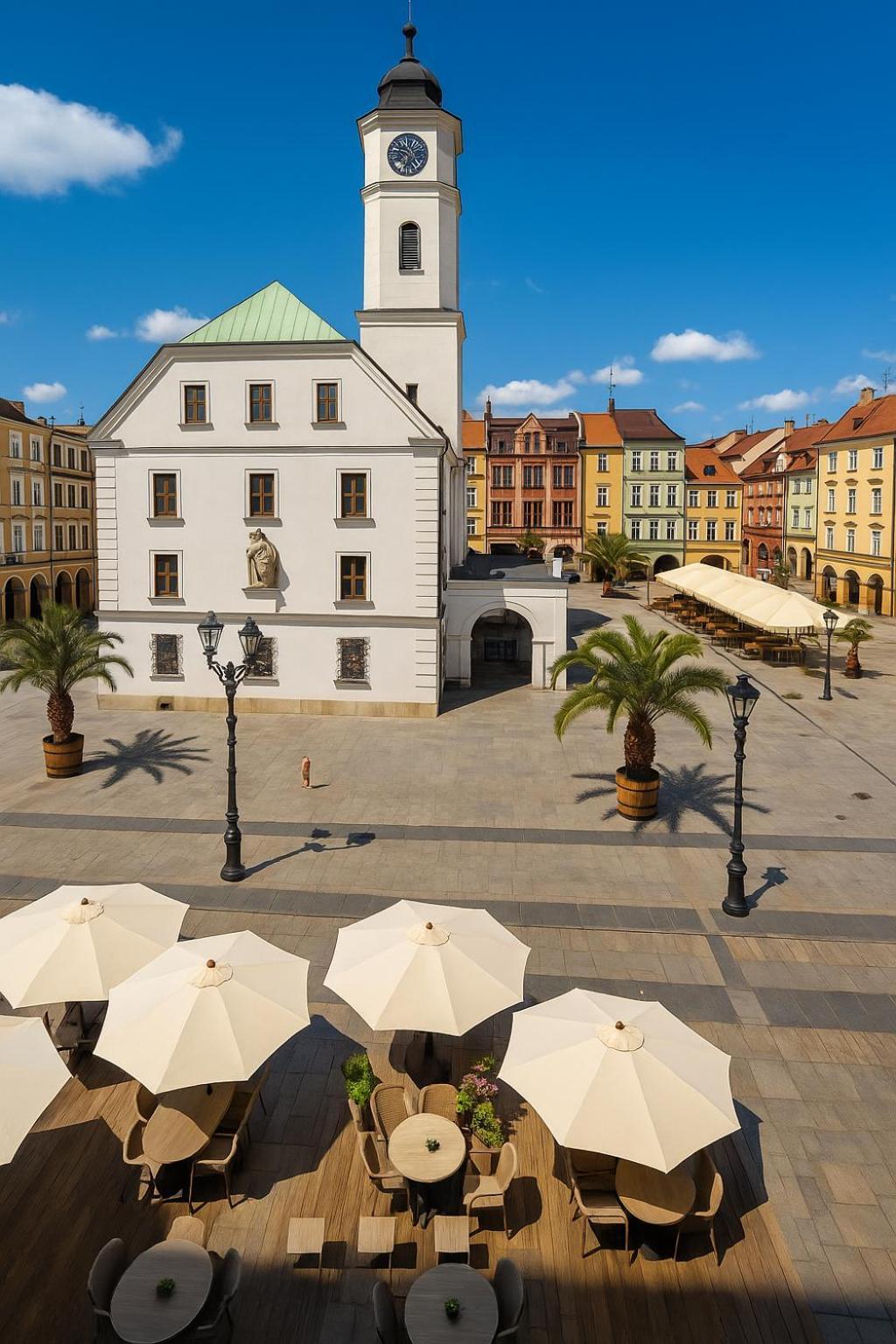 Rynek 23 Lux, Apartament Z Widokiem Na Ratusz Starego Miasta Gliwice Bagian luar foto